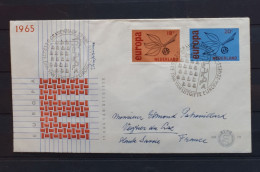 12 - 23 // Nederland  - Europa 1965 Sur Lettre à Destination De Veyrier Du Lac - Haute Savoie - Storia Postale