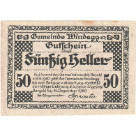 Billet, Autriche, Windegg, 50 Heller, Village 1921-12-31, SPL Mehl:FS 1241Ia - Oesterreich