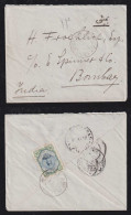 Iran Persia 1919 Cover 12Ch KIRMAN X BOMBAY India - Iran