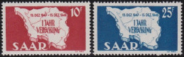 Saar    -     Michel   -  260/261         -    **      -     Postfrisch - Nuovi