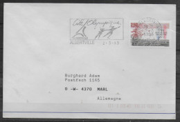 FRANCE   Lettre 1993  Jo Albertville Patinage - Pattinaggio Artistico