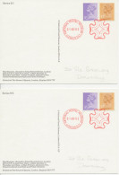 GB SPECIAL EVENT POSTMARKS 1982 NATIONAL POSTAL MUSEUM LONDON EC1. National Postal Museum Cards Series 9/1-4, One Card - Brieven En Documenten