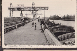 Cpa Eysden  Charbonnages   Chargement Bateaux - Maasmechelen