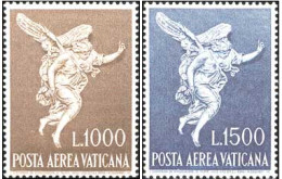Vatican A45/46 - Archangel Gabriel 1962 Airmail - MNH - Nuevos