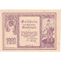 Billet, Autriche, Eberstallzell, 50 Heller, Armée 1920-10-30, SUP Mehl:FS 146 - Oesterreich