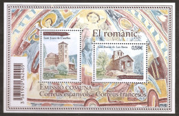 Andorre Français 2010 N° BF 3 ** Art Roman, Eglise, Sant Joan De Caselles, Sant Romà De Les Bons, Clocher, Cloches Jésus - Unused Stamps