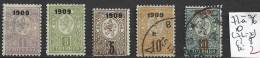 BULGARIE 72 à 76 Oblitérés ( 72 : * ) Côte 8 € - Used Stamps