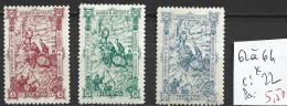 BULGARIE 62.à 64 * Côte 22 € - Unused Stamps