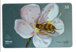 Abeille Fleur Fleurs Flower Télécarte Brésil Telefonkarte Phonecard (F 264) - Brasilien