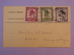 AG48  CONGO BELGE BELLE CARTE 1948 KIKONGO   +AFF. INTERESSANT++ + - Lettres & Documents