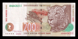 Sudáfrica South Africa 200 Rand Leopards 1994-1999 Pick 127b Mbc/Ebc Vf/Xf - Afrique Du Sud