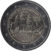 2020 ESTONIE - 2 Euros Commémorative - 200 Ans Découverte De L'Antarctique - Estonia