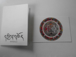 D199886    CPM AK  And Invitation - MANDALA  -Tenzing Norgyal  Dharmsala Namgyal Monastery  TIBET  - Budapest  1994 - Tíbet