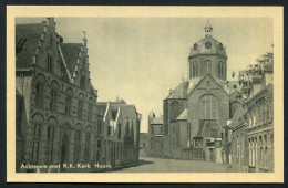 Achterom Met R.K Kerk , Hoorn   - Not  Used   -  2 Scans For Originalscan !! - Hoorn