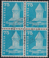 1960 Schweiz ° Zum: CH 366, Mi: CH 707, Wasserturm Luzern - Usati
