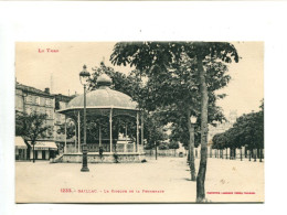 Delcampe - CP - GAILLAC (81) - Le Kiosque De La Promenade + Cachet Ambulant Brive à Toulouse - Gaillac