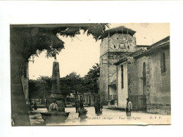 Delcampe - CP - LAVELANET (09) - Place De L'église - Lavelanet