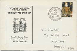 GB SPECIAL EVENT POSTMARKS 1968 Portsmouth & District Philatelic Society - Storia Postale