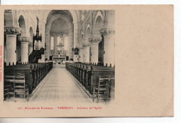 Delcampe - Carte Postale Ancienne Thénezay - Intérieur De L'Eglise - Thenezay