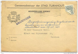 _ik322: N°1027: Bestuurlijke Dienst Stad Turnhout - 1951-1975 Heraldic Lion