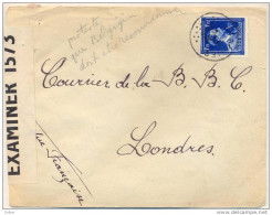 _Np787: N°692 / Brief > LONDRES + Vignet: EXAMINER 1575 ... - 1936-1957 Col Ouvert