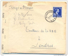 _Np776: N°642 / Brief > LONDRES + Vignet: EXAMINER 2573 ... - 1936-1957 Col Ouvert