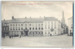 _Np512: WERVICQ(Belgique) - Place Saint-Martin L'Hotel-de-Ville: FELDPOSTEXPEDITION DER 123 INFANTERIE-DIVISION:Feldpost - Wervik