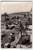 _Np275: 16-88-NICE "La Promenade Des Anglais" Et La Baie Des Anges - Posrzegel Is Weggenomen ---auto's - Transport (road) - Car, Bus, Tramway