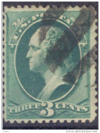 _Us776 Three Cents WASHINGTON: Green: Nice Cancellation : - Used Stamps