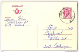 1p516: BRIEFKAART: 10,F: ST-JORIS-WINGENE  / F 3210 1984 > Antwerpen - Cartes Postales 1951-..