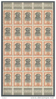 _Vb976: N° 294:  Met De Variëteit: 294-V: Haartje Onder Masker: 25 Zegels In Blok; Niet Geplooid; - Unused Stamps