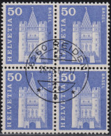 1963 Schweiz ° Zum: CH 363L, Mi: CH 704y, Spalentor Basel, (° 6260 Reiden) - Usati