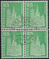 1963 Schweiz ° Zum: CH 359L, Mi: CH 700y, Kathedrale Lausanne, (° 6260 Reiden) - Usati