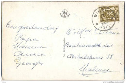 _G789: Postkaart Met: N° 420 : 10 C:  * WIBRIN * : Sterstempel > Malines - 1935-1949 Klein Staatswapen