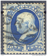 _Us876: 1 Cent :  FRANKLIN - Used Stamps