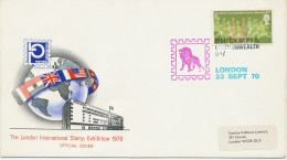 GB SPECIAL EVENT POSTMARKS 1970 PHILYMPIA LONDON - COMMONWEALTH DAY - Lettres & Documents