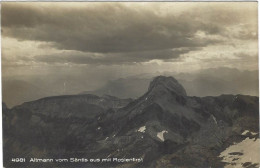 Altmann Vom Säntis Aus Mit Roslenfirst Stempel Hotel Säntis - Saentis