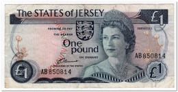 JERSEY,1 POUND,1976-88,P.11a,FINE+ - Jersey