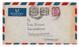 Lettre 1948 Irak Bagdad Baghdad Iraq Regent Palace Hotel Herzogenbuchsee Switzerland - Iraq