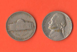 America 5 Cents 1940 D Jefferson USA - 1938-…: Jefferson