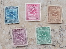 Cuba 1930 Central American Games 5v MNH** - Nuevos