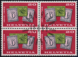 1968 Schweiz ET ° Zum: CH 458, Mi: CH 888, 25 Jahre Schweizer Briefmarken (Zürich 4+6+Doppelgenf) - Usati