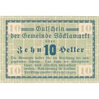 Billet, Autriche, Vöcklamarkt, 10 Heller, Texte, 1920, SPL, Mehl:FS 1117Ia - Oesterreich