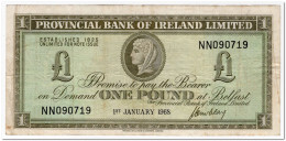 NORTHERN IRELAND,1 POUND,1968,P.245,F-VF - 1 Pound