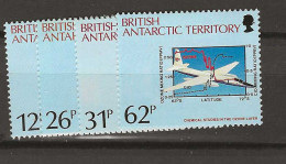 1991 MNH British Antactic Territory, Mi 177-80 Postfris** - Nuevos