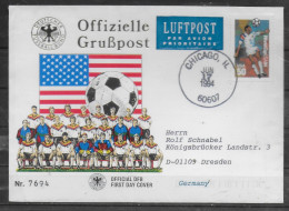 USA  Lettre  Cup 1994  Football Soccer Fussball - 1994 – Estados Unidos