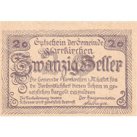 Billet, Autriche, Pfarrkirchen, 20 Heller, Paysage 1920-05-13, SPL Mehl:FS 744Ic - Oesterreich