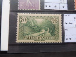 Andorre Andorra Francais 71 Perfect Parfait Etat Mnh Neuf ** 1937 - Ongebruikt