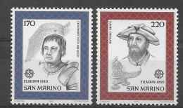 San Marino 1980.  Europa Mi 1212-13  (**) - Neufs