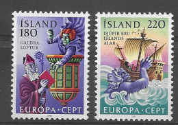 Islandia 1981.  Europa Mi 565-66  (**) - Unused Stamps